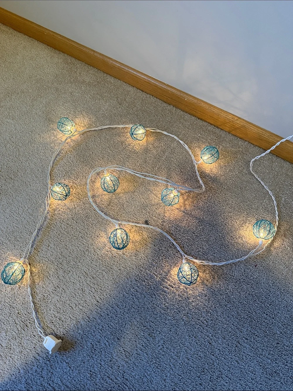 Blue String Ball Lights - Decorative Home String Lights